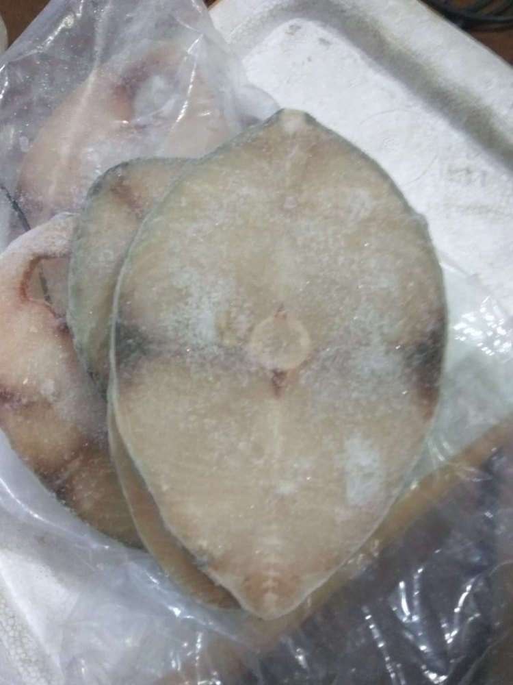 White Frozen Seer Fish Steaks, Packaging Type: Packet