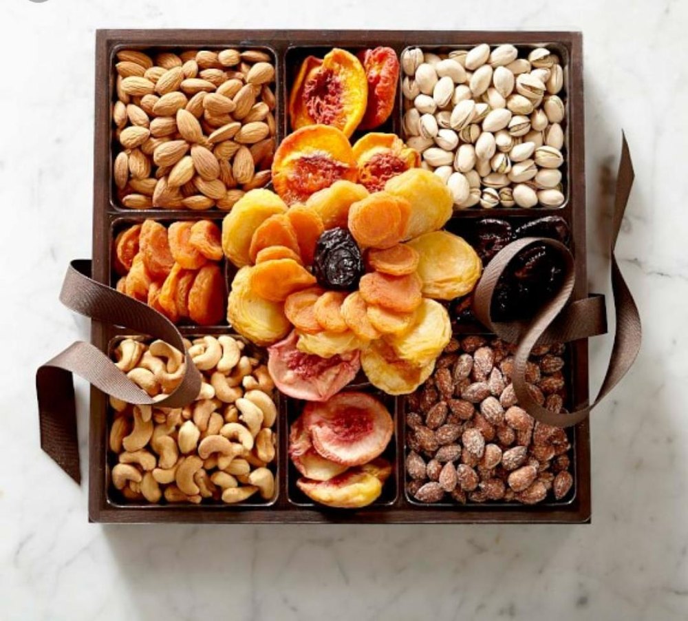material wood Black Dry Fruit Tray