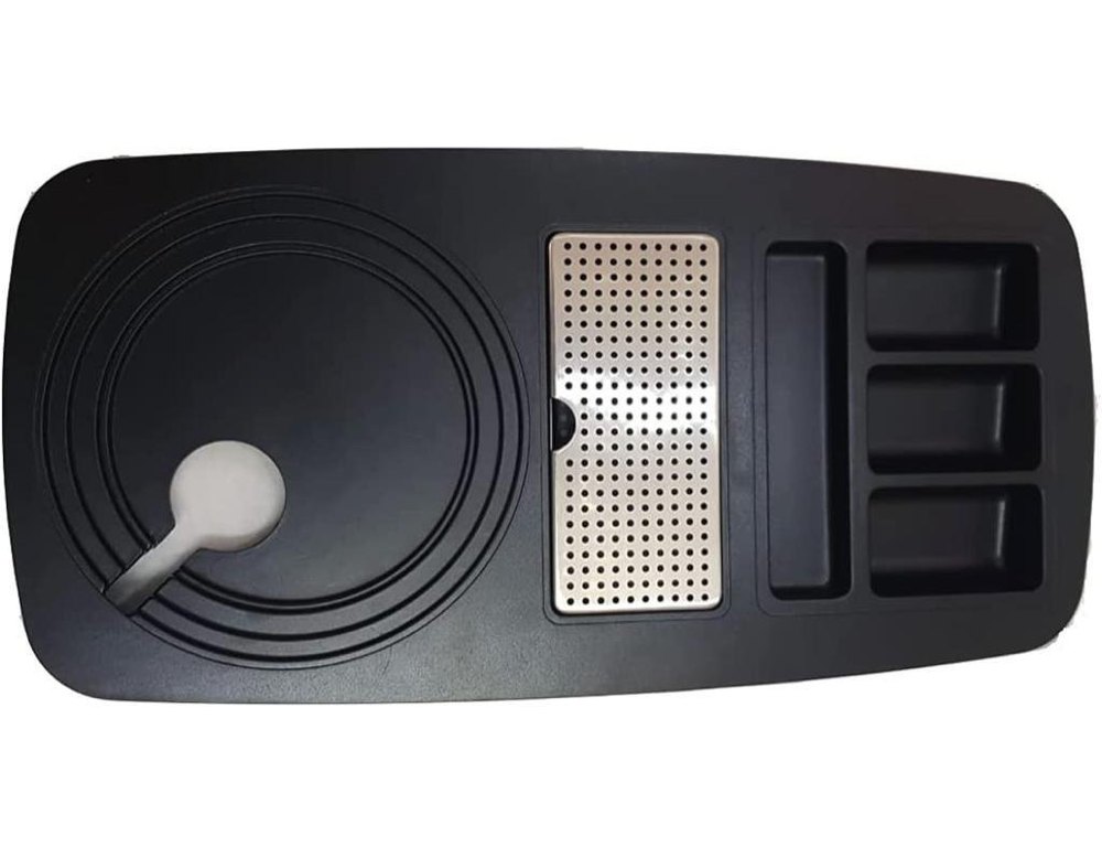 Black Hotel Room Tea Tray, Shape: Rectangle