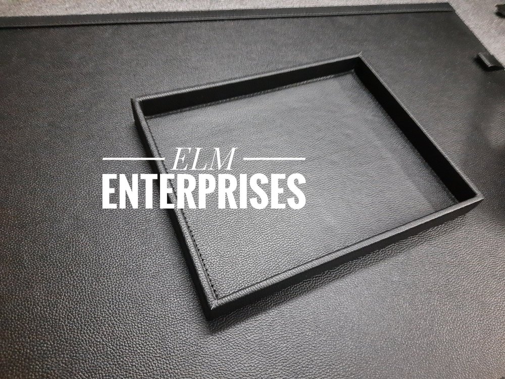 Black Hotel Mini Bar Tray, Shape: Rectangle