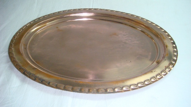 Antique Vintage Copper Tray