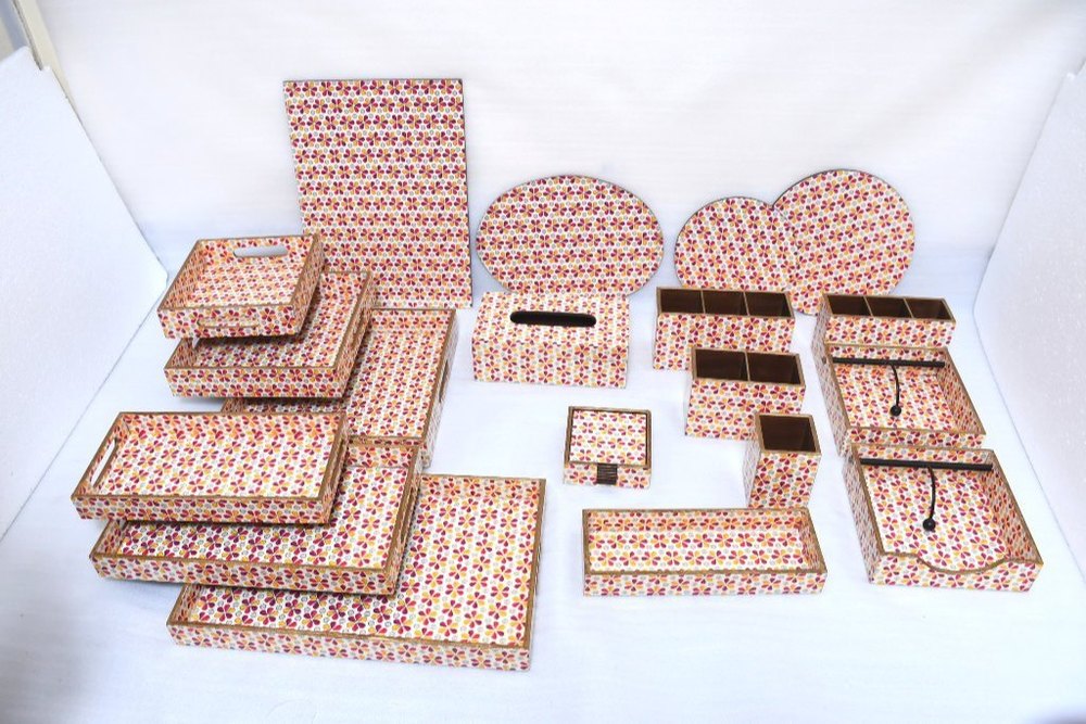 Color Coated Oval CII-702 Wooden Enamel Tray