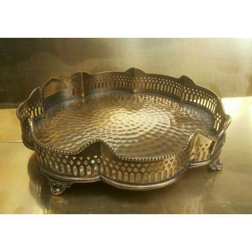 Antique Brass Decorative Tray