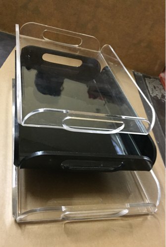 Acrylic Tray, For Restaurant, Shape: Rectangle