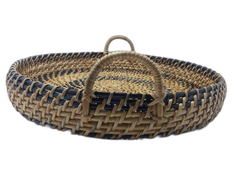 Cane Rattan Serving Tray