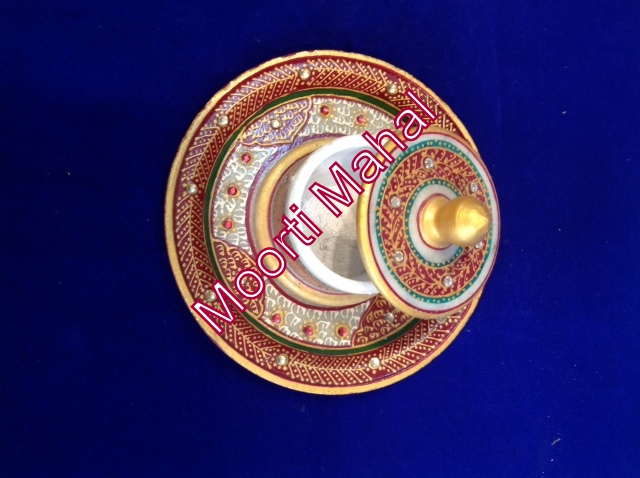 Multicolor Handicrafts Marble Dry Food Tray