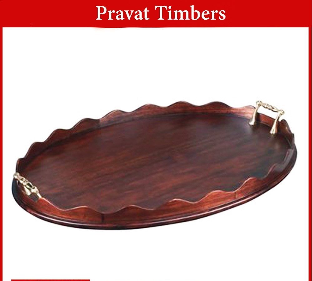 WGC Wooden Service Tray, For Home /Hotel / Restaurant
