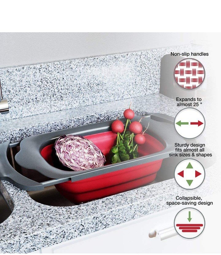 non branded Multipurpose Silicone Foldable Vegetables Wash Tray, Shape: Circular, Size: 100 ml