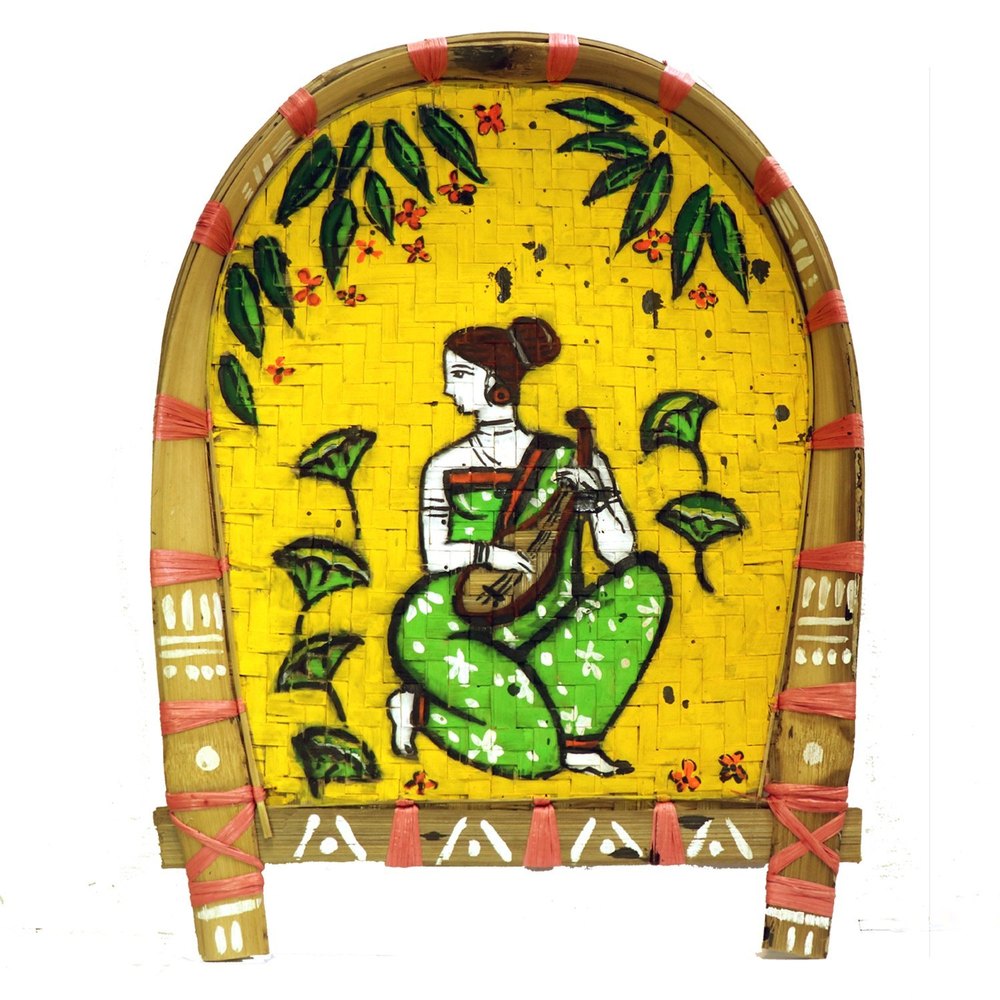 Joynagar Bamboo Handmade Decorative Tray / Kulo / Sup / Soap