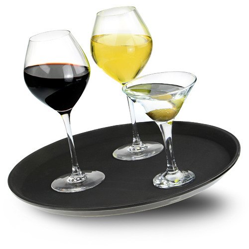 ABS Anti Skid Trays For Hotel, Shape: Circular