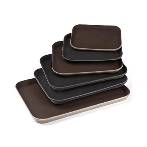 Brown And Black Anti Skid Tray