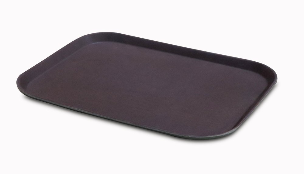 Malabar Plastic Rectangular Anti Skid Tray, Shape: Rectangle, Size: 16x12