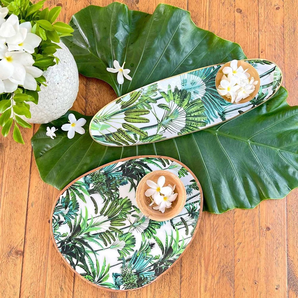 NEI Hand Meenakari Serving Tray, For Hotel