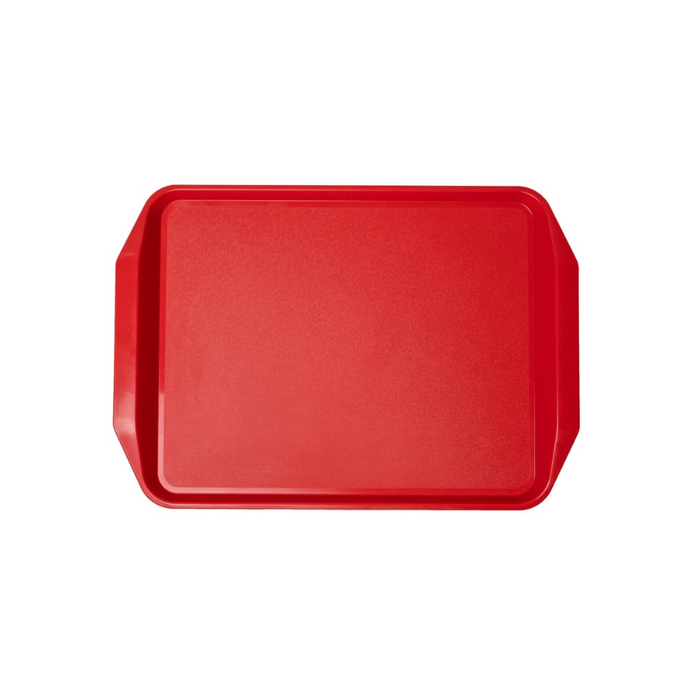 Rectangle For Served Fast Food Tray With Handle, For Commercial Used