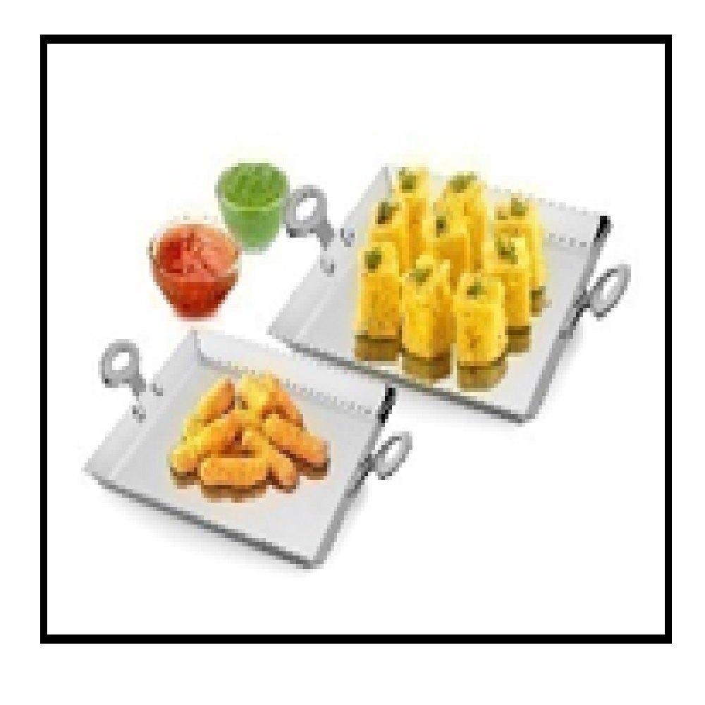 Serving Silver Small Square Tray, For Hotel, Model Name/Number: Mtsw Sq 101
