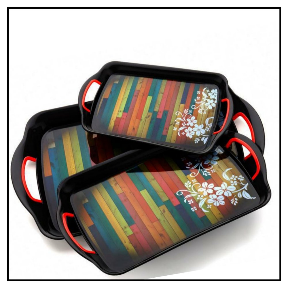 Plastic Square Serving Tray, For Home