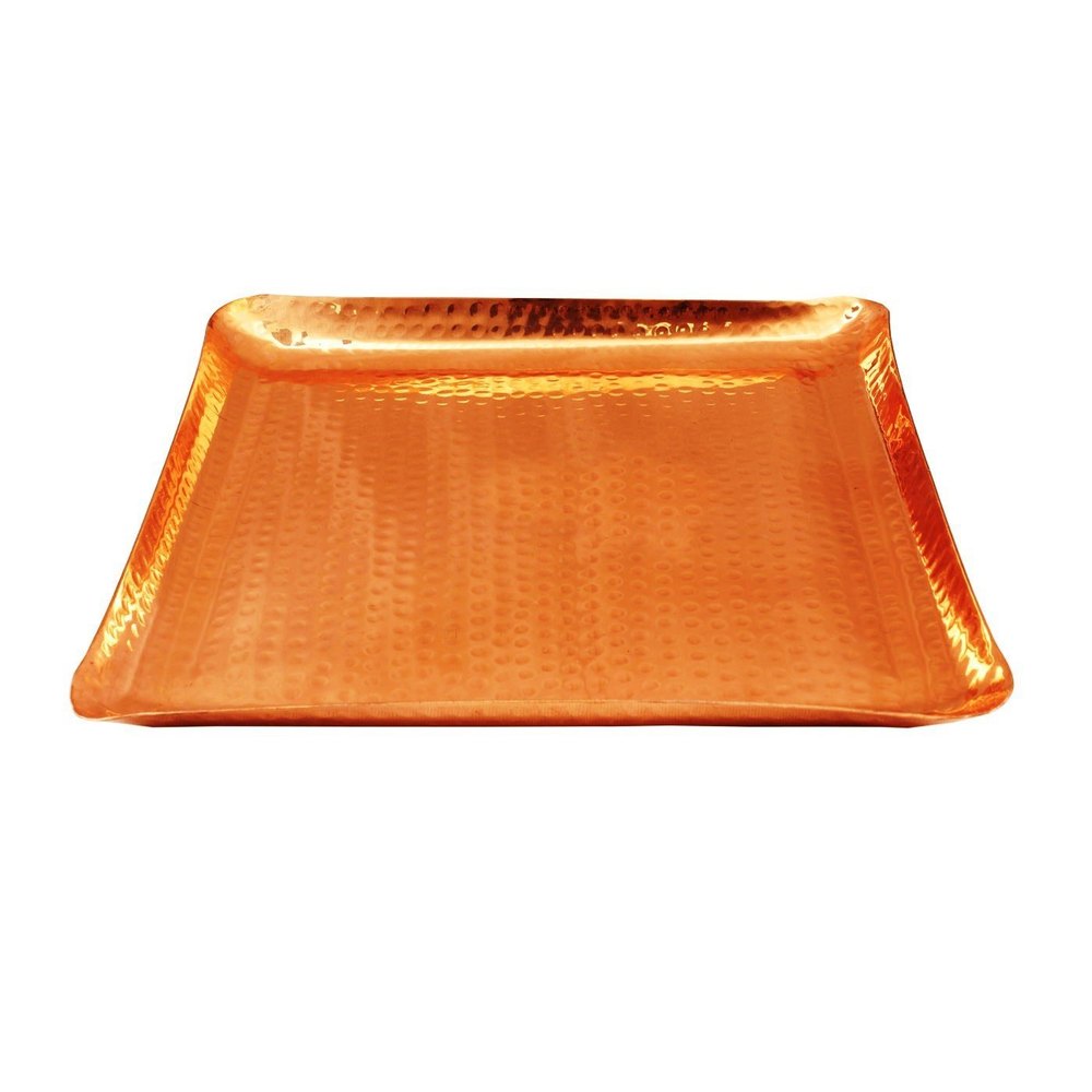 KUVI Trey Copper Kitchen Tray, For Home, Shape: Rectangle