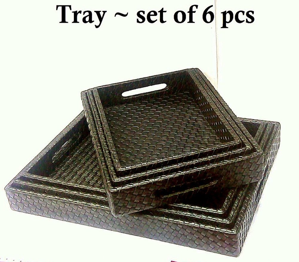 Wooden Tray Set, Packaging Type: Box