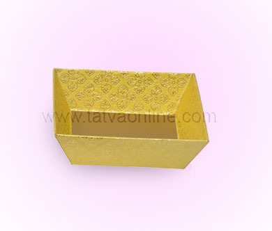 Yellow Handmade Paper Trays