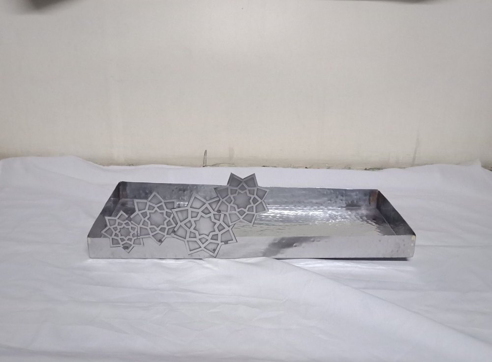 Razvi International Manufacturer Nickle Plated Baking Tray, Shape: Rectangle, Size: 45x23x10