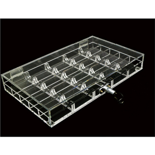 Plastic Chip Holder Tray, Shape: Rectangle, Size: 7 Inches