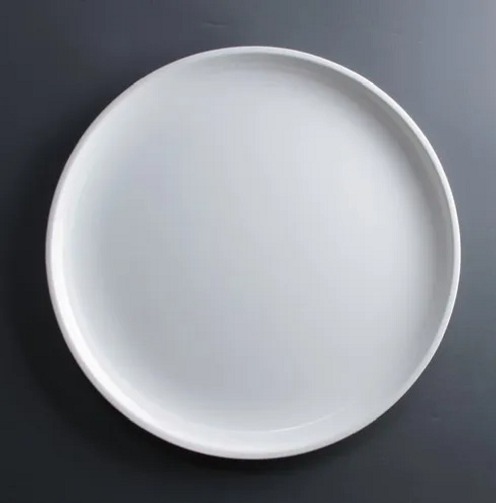 White Acrylic Round Plate, For Hotel