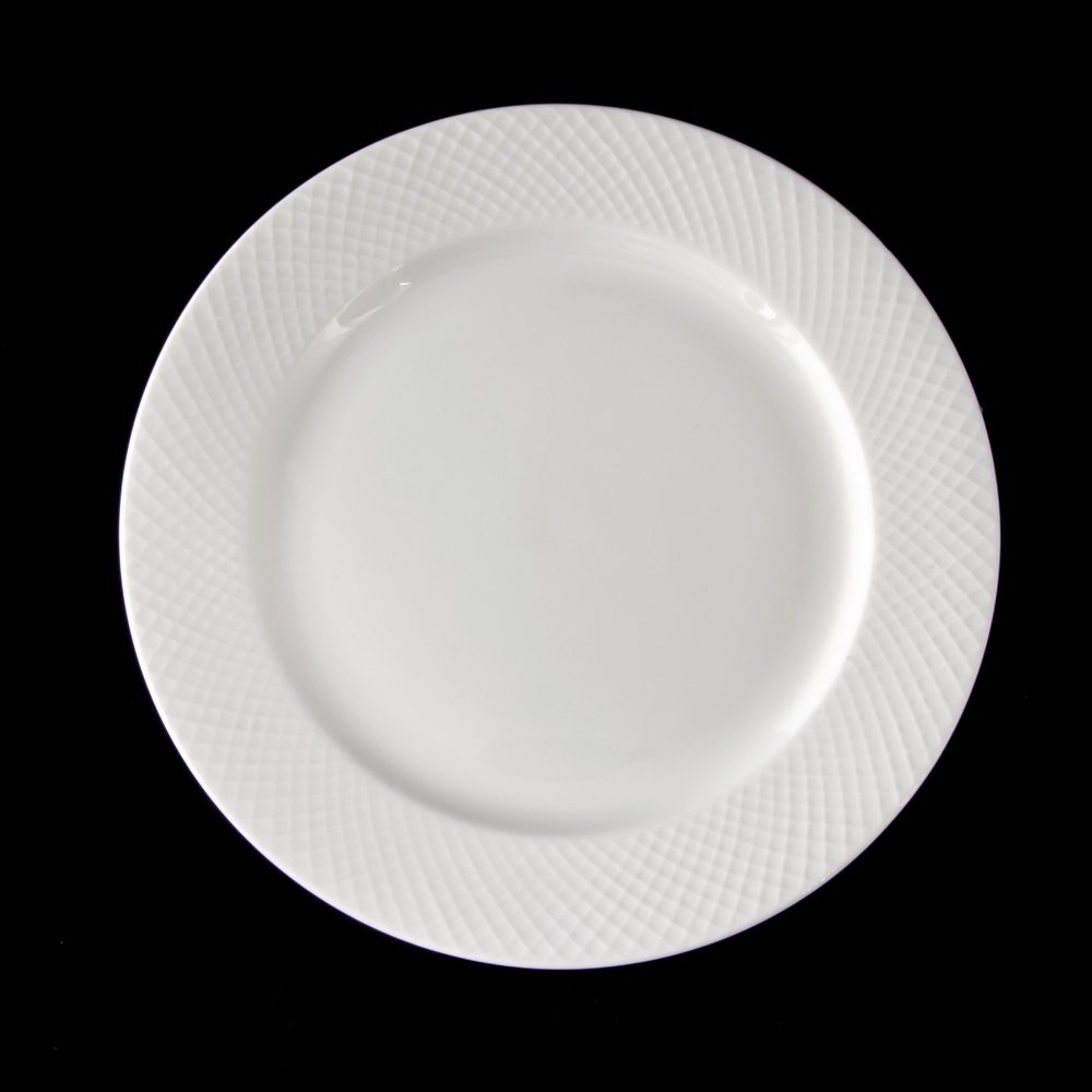 Hotelware White Bone China Dinner Plate, Packaging Type: Box, Size: Multiple