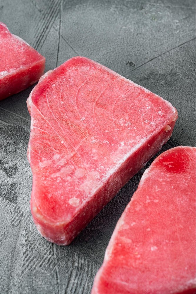 Frozen Tuna Fish Fillet, For Cooking, Packaging Type: Packet