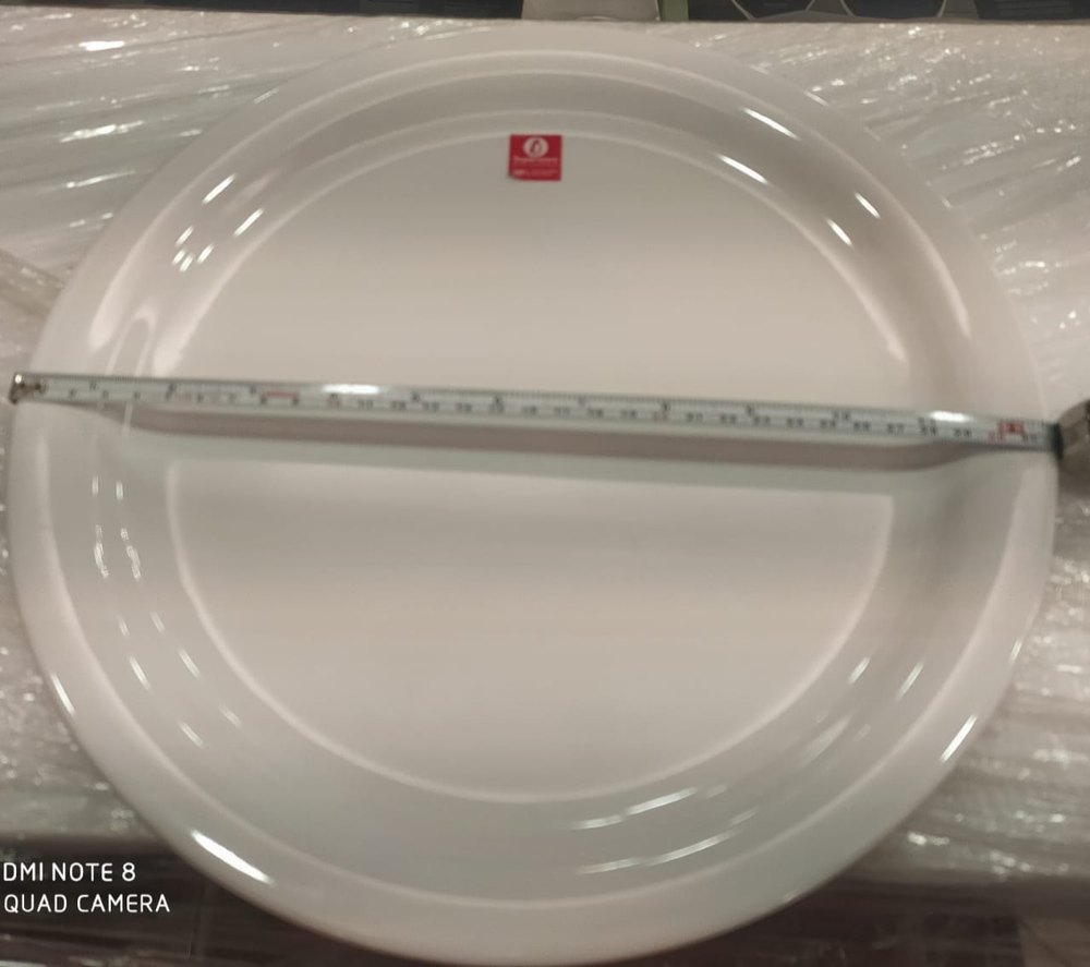 White round melamine plate, For Hotel