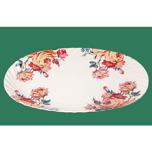 White Melamine Rice Plate
