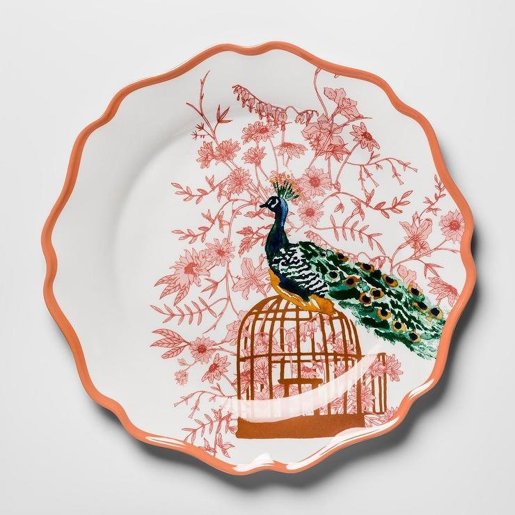 Fortune Printed Melamine Dinner Plate