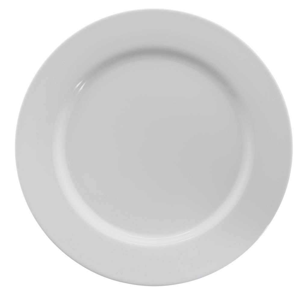 Round White Melamine Plate, Size: 10 Inch
