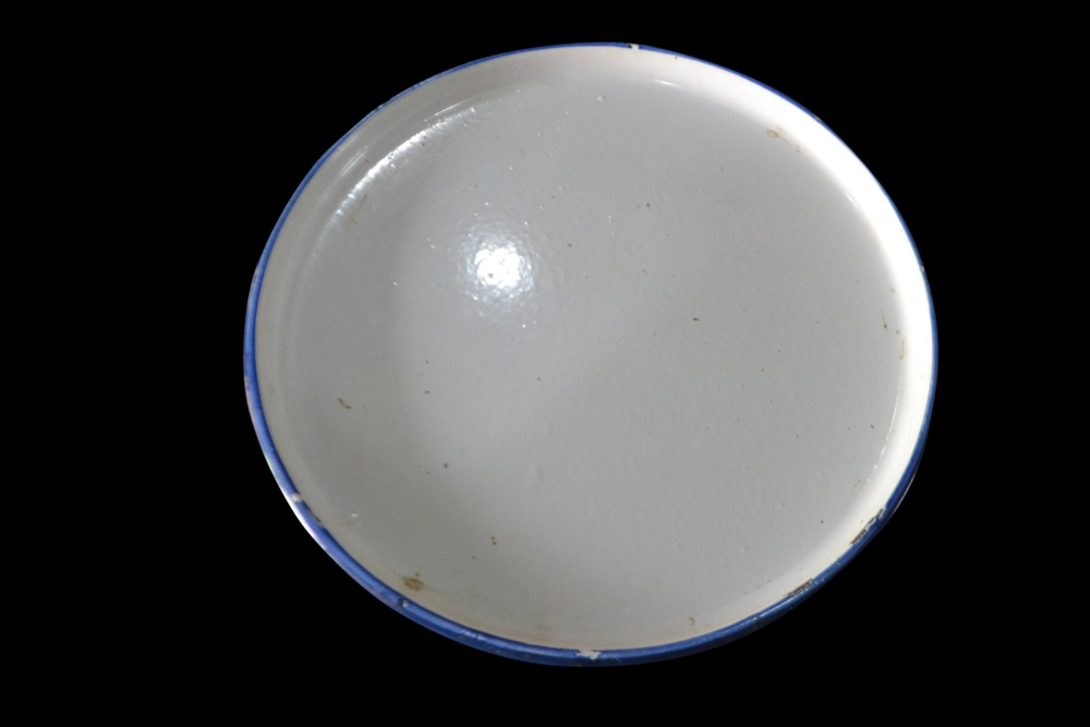 Mild Steel Rice enameled plate, White, Powder Coated