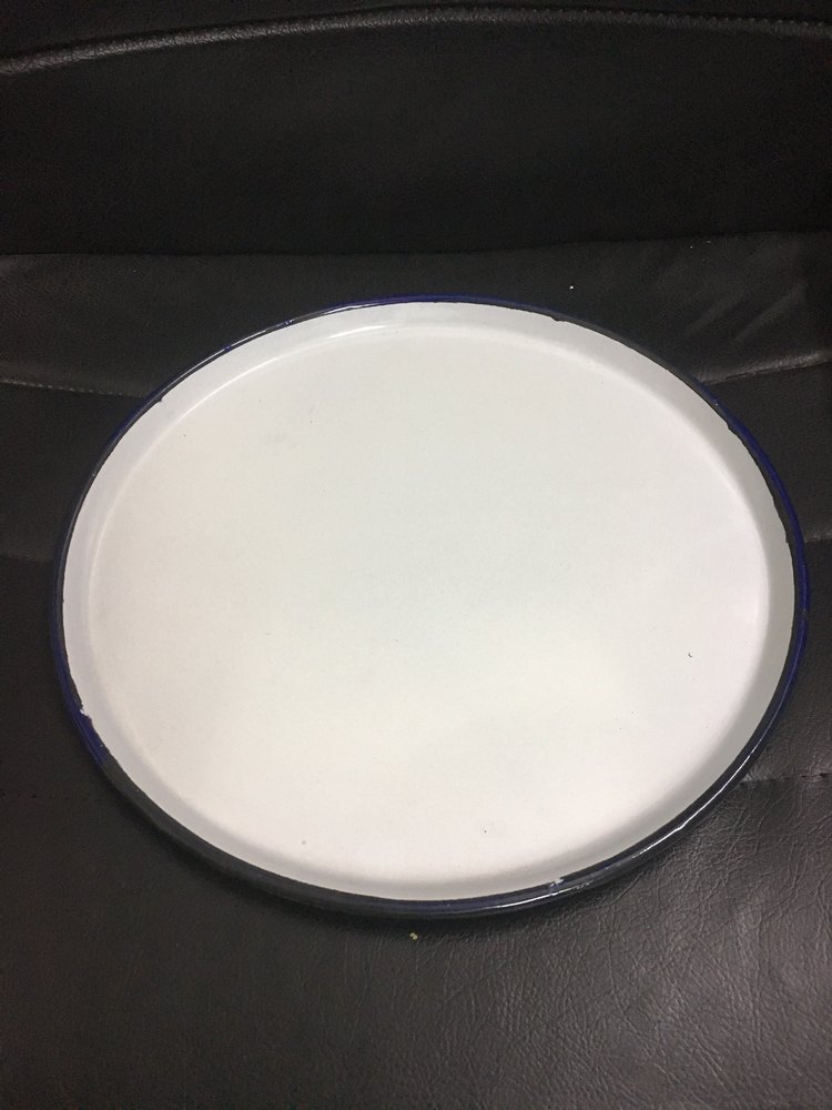 White Enamel Plate