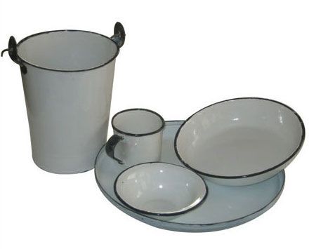 White Ceramic Vitreous Enamel Plates, Size: Multi