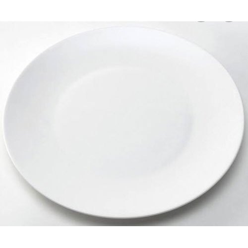 Plain Porcelain Urmi Dinner Plate White, Packaging Type: Carton, Round