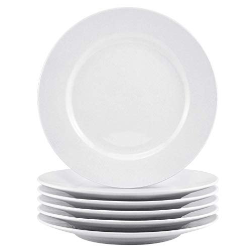 Plain White Porcelain Plate, for Utility Dishes
