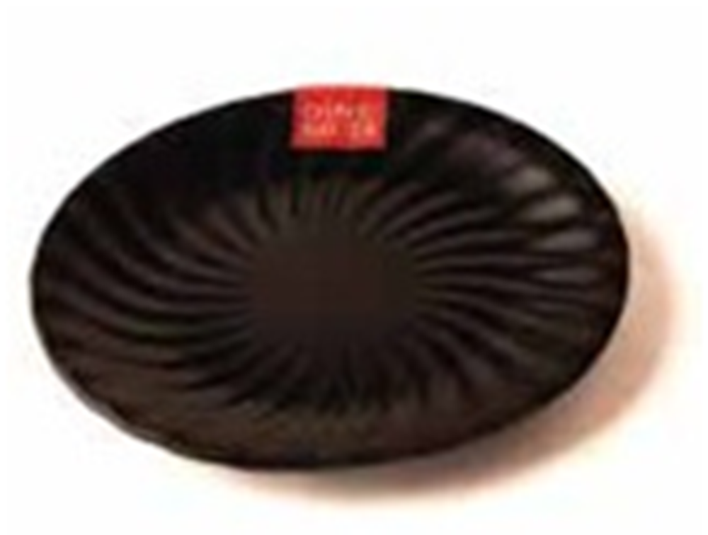 Melamine Black Lotus Quarter Plate, For Hotel