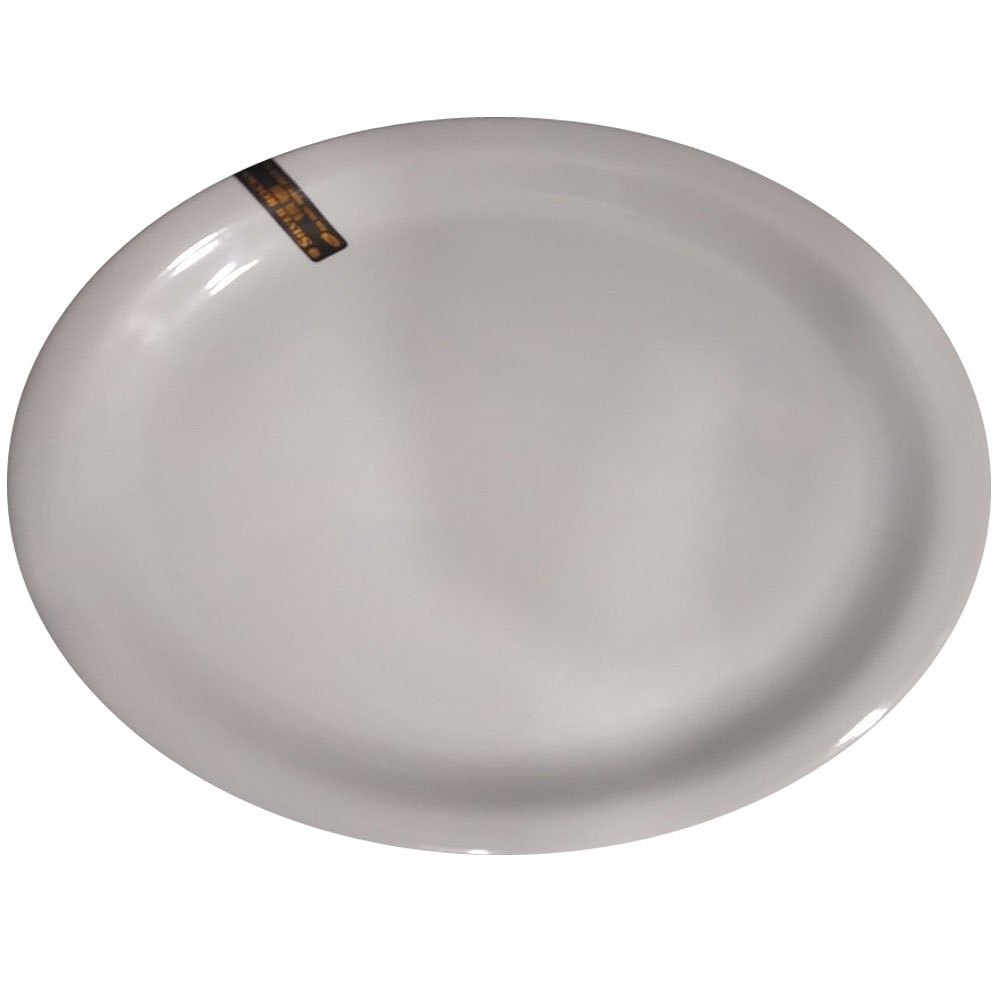 Round White Melamine Quarter Plate, For Home, Size: 8inch (diameter)