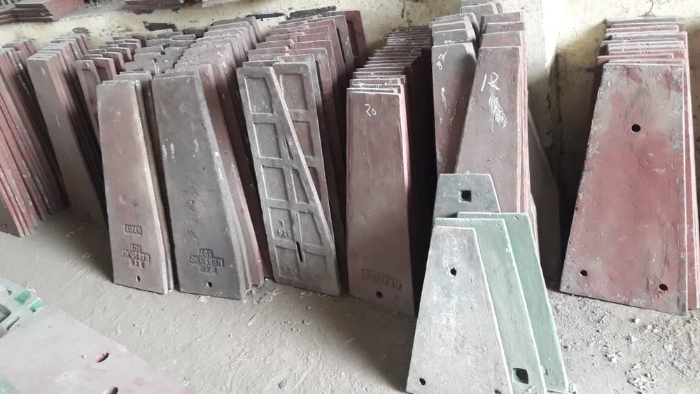 magnize black Side Plates, For stone crusher