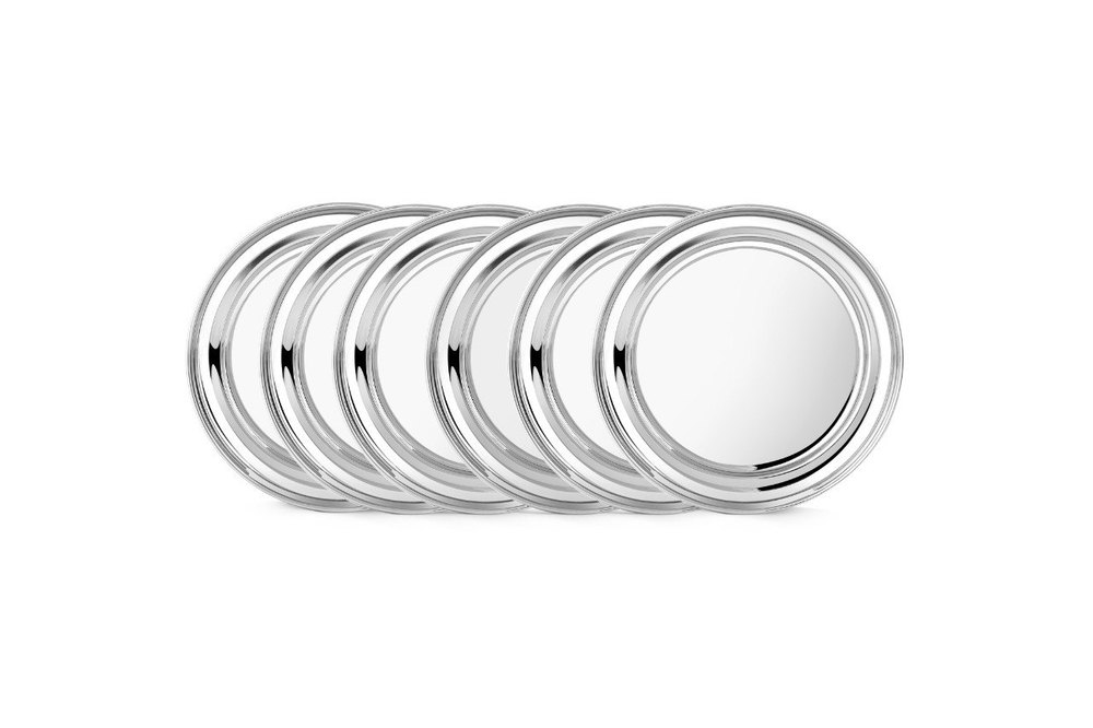 Stainless Steel Silver Quarter Plate, For Home