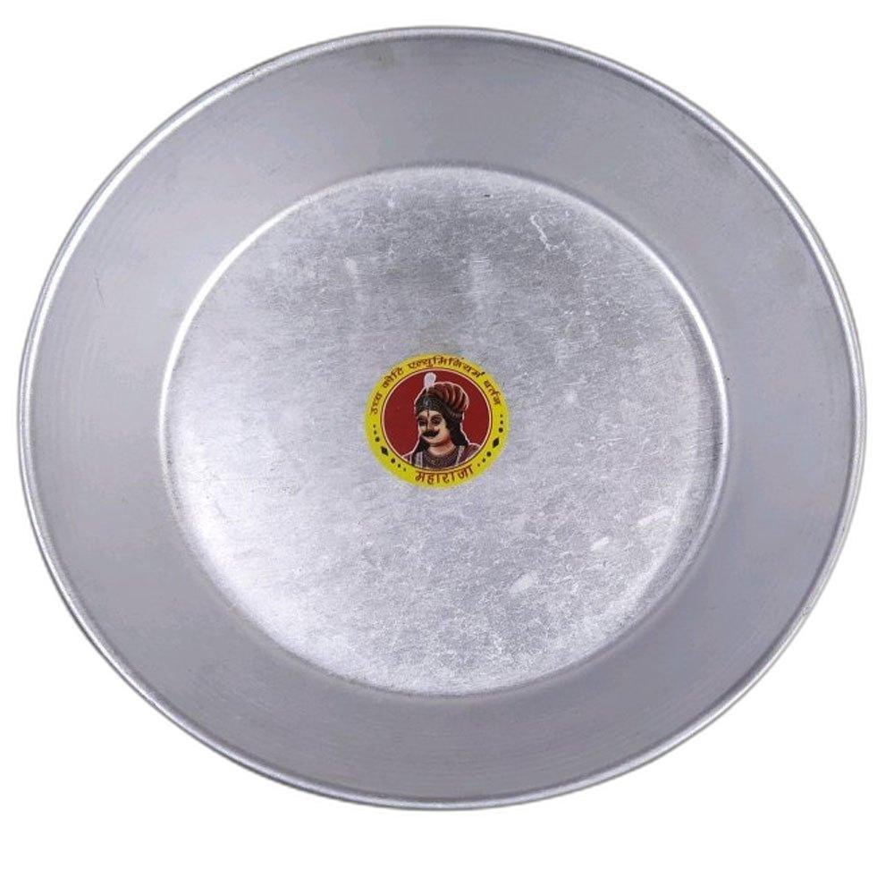 Polished Silver 6mm Aluminium Round Thali
