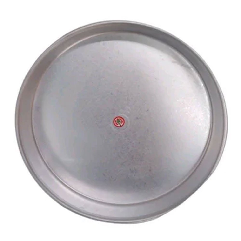 Silver Round Aluminium Thali