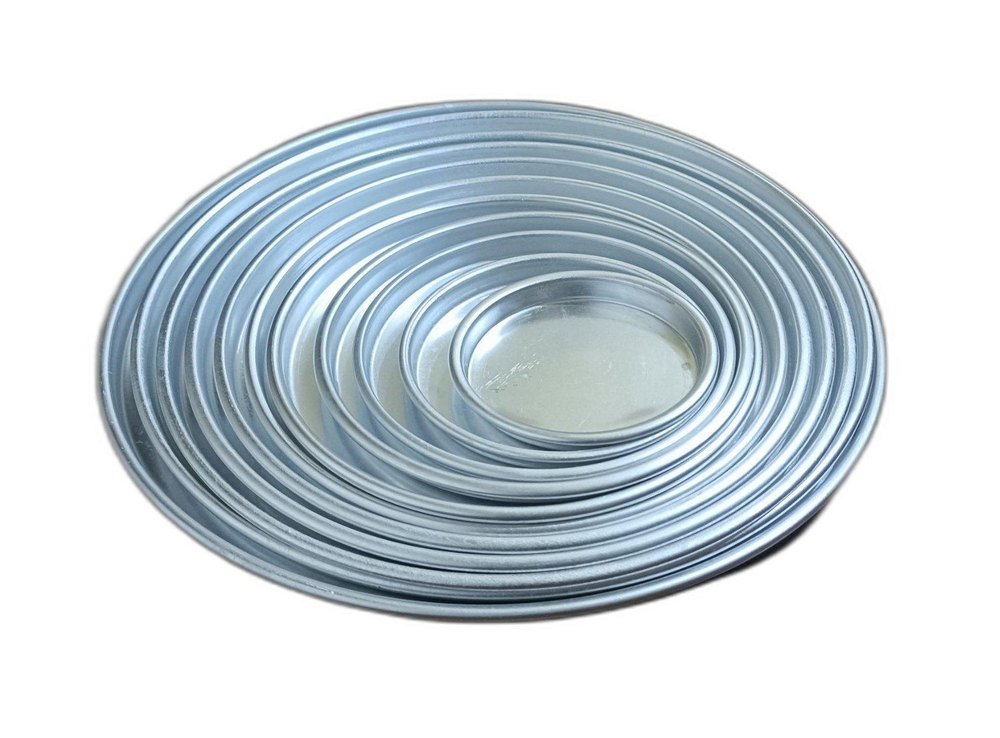 Aluminium Round Phisa Thali fix bottom.hgt.0.5, For Used For Pizza Making