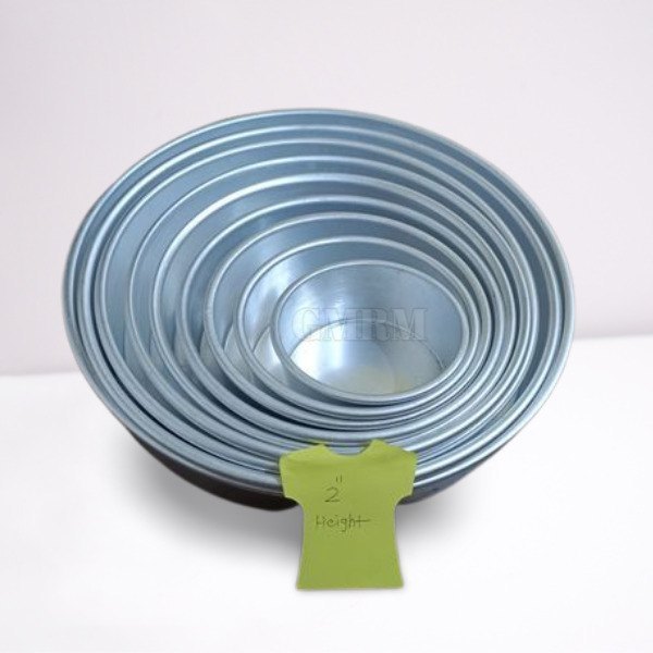 Frost Silver Aluminum Round Thali