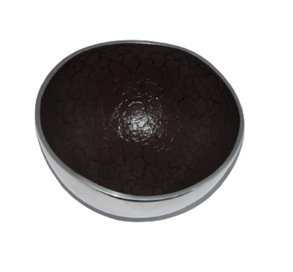 Brown Big Round Aluminium Bowl For Serving Price 290, Size: 6.25 X 3 Inches