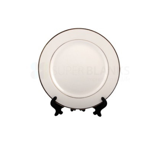 SuperBlanks Gold Rim Plate