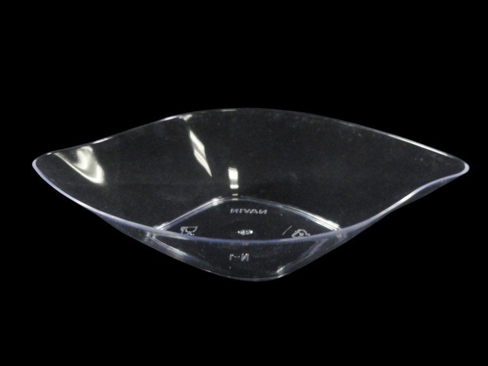 Glass Plain N-1 NV 70 Ml Leaf Shape Plate