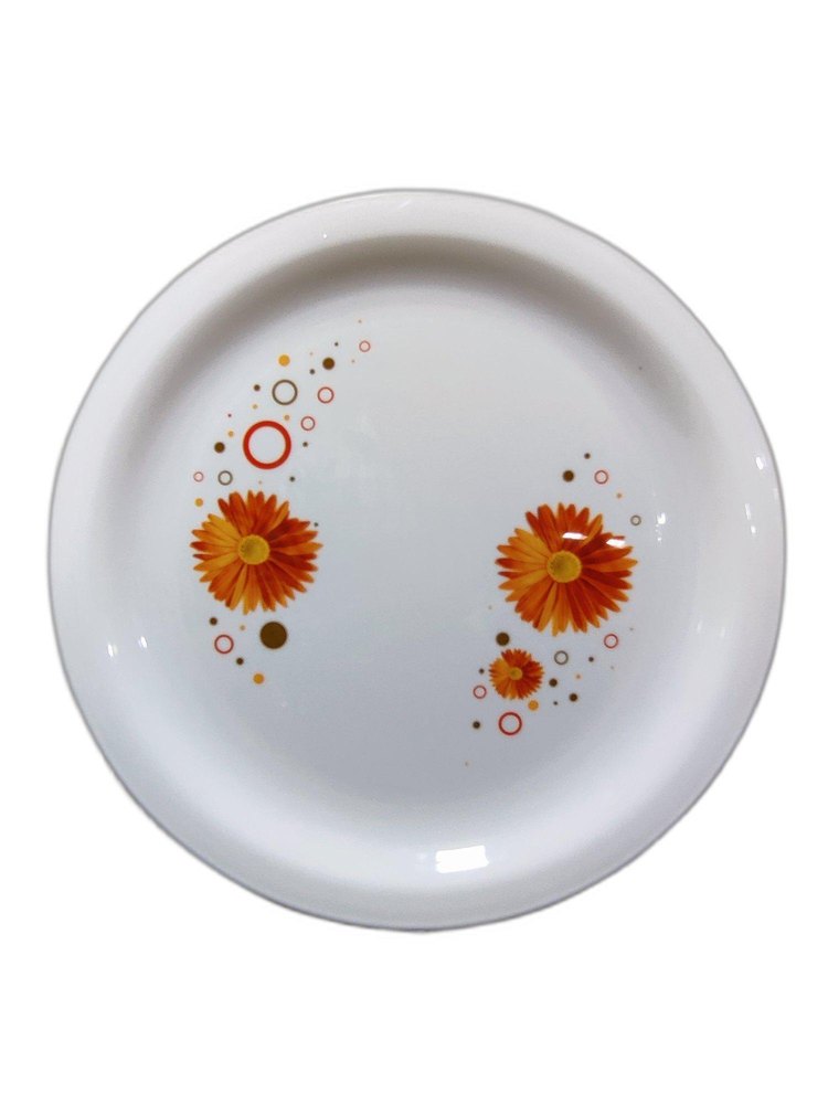 Plastic White 13 ROUND FIBER PLATE, For Dinner, Size: 13 Inch (d)