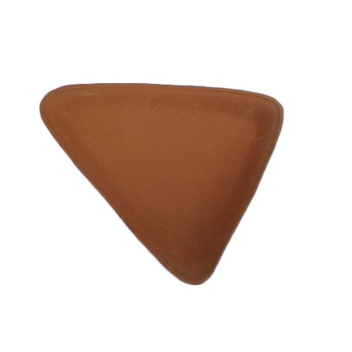 Shri Krishna 6 Inch Triangle Clay Plate